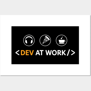 DEV AT WORK Posters and Art